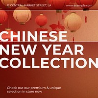Chinese New Year Instagram post template