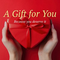 Free gift Instagram post template
