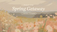 Spring Getaway blog banner template