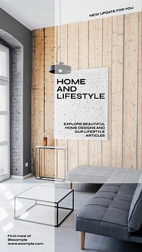 Home & lifestyle Instagram story template