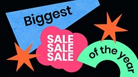 Big sale blog banner template