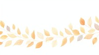 Autumn as divider watercolor graphics pattern plant.