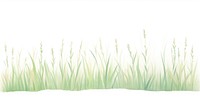 Grass as divider watercolor vegetation outdoors nature.