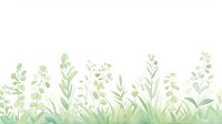 Spring as divider watercolor vegetation graphics outdoors.