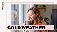 Warm outfits blog banner template