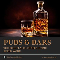Pubs & bars Instagram post template