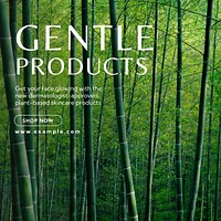 Gentle products Instagram post template