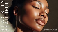 black is beautiful blog banner template