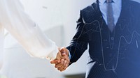 Business people shaking hands for an agreement