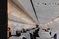 Interiors of an airplane. Visit Kaboompics for more free images.