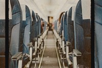 Seats on an airplane. Visit Kaboompics for more free images.