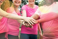 Women fighting breast cancer together