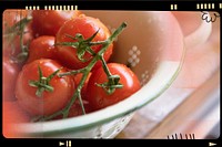 Closeup of fresh red tomatoes