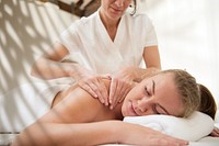 Relaxing spa salon therapy treatment