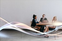 Business people discussing in a meeting room