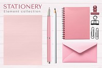 Stationery isolated image set