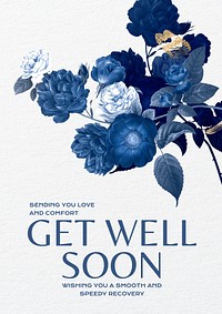 Get well soon poster template
