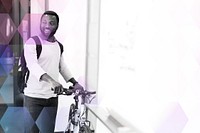Man Brought His Bike To Office