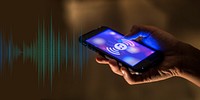 Smartphone music application concept remix
