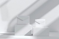 Envelope mockup white.