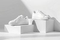 Shoes mockup white clothing footwear.