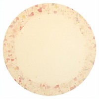 Circle paper plate rug.