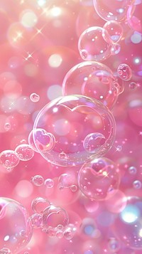 Pink background bubble.