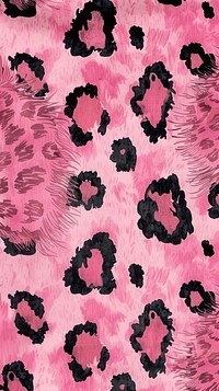Pink leopard pattern blossom flower.