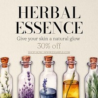 Herbal essence Instagram post template