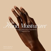 Hand moisturizer Instagram post template