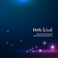 Holy week Facebook post template