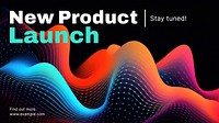New product launch blog banner template