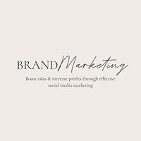 Brand marketing Instagram post template