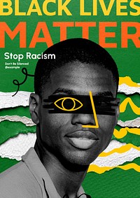 Black Lives Matter poster template