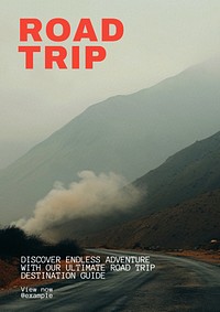 Road trip poster template