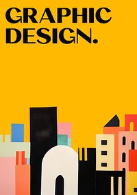 Graphic design poster template