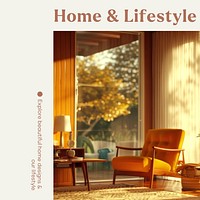 Home & lifestyle Instagram post template