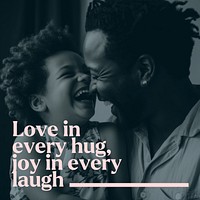 Love quote Instagram post template