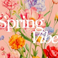 Spring vibe Instagram post template