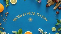 World health day blog banner template