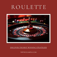 Roulette Instagram post template