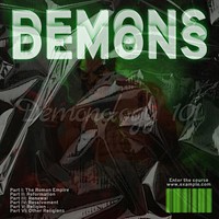 Demonology course Instagram post template