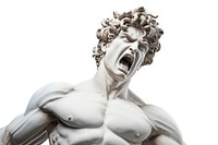 Greek sculpture david angry person statue human.