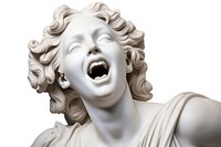 Greek sculpture female laugh person statue human.