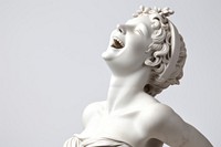 Greek sculpture female laugh person statue adult.