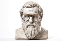 Greek sculpture Wear glasses portrait photography accessories.