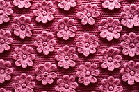 Flower knit texture embroidery pattern.