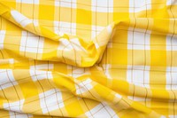 Yellow and white plaid pattern person human baby.