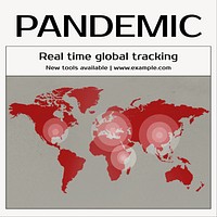 Pandemic Instagram post template  