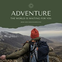 Adventure Instagram post template